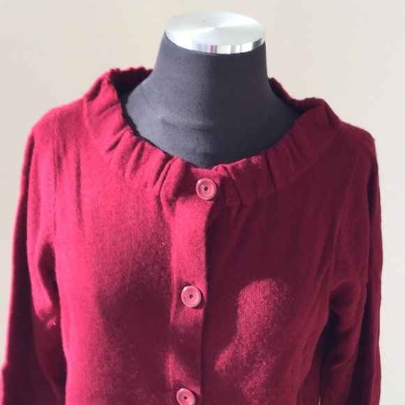 VINCE Cashmere Red Size S Cardigan - Picture 2 of 6